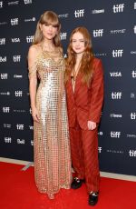 TAYLOR SWIFT and SADIE SINK at In Conversation with... Taylor Swift at 2022 TIFF in Toronto 09/09/2022
