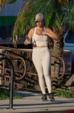 TEDDI JO MELLENCAMP Out Jogging in Los Angeles 09/06/2022
