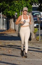 TEDDI JO MELLENCAMP Out Jogging in Los Angeles 09/06/2022