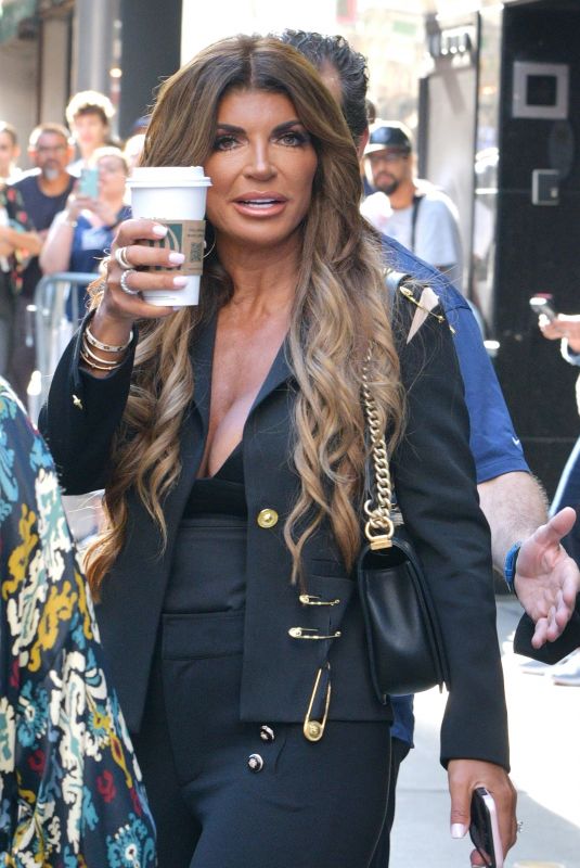 TERESA GIUDICE Arrives at DWTS Season 31 Press Junket in New York 09/08/2022