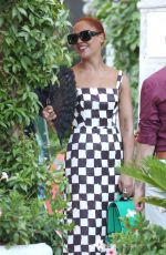 TESSA THOMPSON Arrives at Hotel Excelsior in Venice 09/09/2022