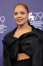 TESSA THOMPSON at Opera Prima Photocall at 2022 Venice International Film Festival 09/02/2022