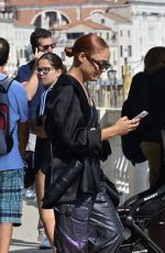 TESSA THOMPSON Out and About in Venice 09/06/2022