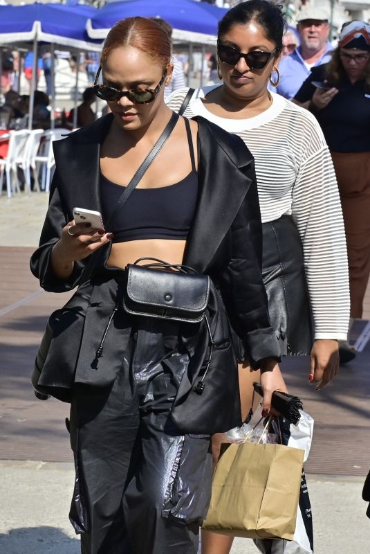 TESSA THOMPSON Out and About in Venice 09/06/2022