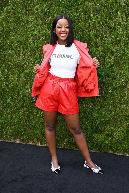 THUSO MBEDU at Chanel Filmmaker’s Luncheon in New York 09/20/2022