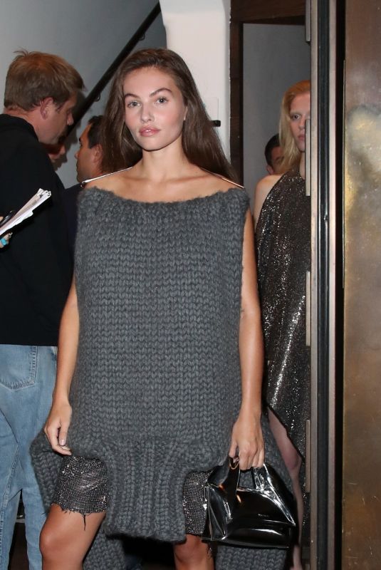 THYLANE BLONDEAU Arrives at JW Anderson Show in London 09/117/2022