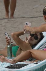 TIFFANY and LUCY WATSON at Beach in Barcelona 09/01/2022