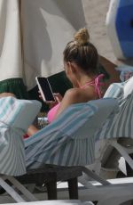TIFFANY and LUCY WATSON at Beach in Barcelona 09/01/2022