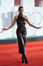 TINA KUNAKEY at Athena Premiere at 79th Venice International Film Festival 09/02/2022
