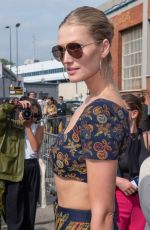 TONI GARRN Arrives at Etro Show at Milan Fashion Week 09/23/2022