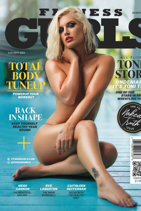 TONI STORM for Fitness Gurls Magazine, August/September 2022