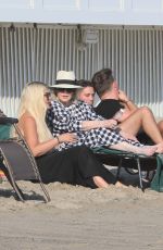 TORI SPELLING at a Beach in Malibu 09/06/2022