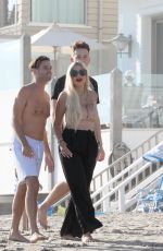 TORI SPELLING at a Beach in Malibu 09/06/2022