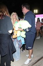 TORI SPELLING Leaves Sunday Funday at Malibu Chili Cook-off 09/04/2022