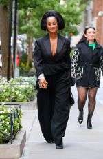 TRACEE ELLIS ROSS Leaves Her Hotel in New York 09/28/2022