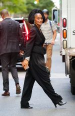 TRACEE ELLIS ROSS Leaves Her Hotel in New York 09/28/2022