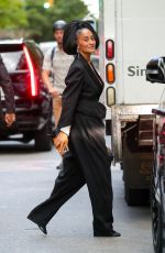 TRACEE ELLIS ROSS Leaves Her Hotel in New York 09/28/2022