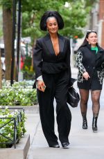 TRACEE ELLIS ROSS Leaves Her Hotel in New York 09/28/2022