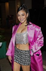 VANESSA HUDGENS Arrives at Versace Show Afterparty in Milan 09/23/2022