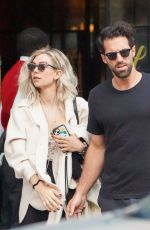VANESSA KIRBY and Paul Rabil Leaves Their Hotel in New York 09/17/2022