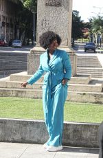 VIOLA DAVIS Arrives at Copacabana Palace in Rio De Janeiro 09/18/2022