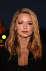 VIRGINIE EFIRA Arrives at Saint Laurent Show at Paris Fashion Week 09/27/2022