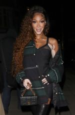 WINNIE HARLOW Arrives at Burberry Spring/Summer 2023 Aftershow Party in London 09/26/2022