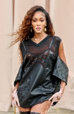 WINNIE HARLOW at Burberry Fashion Show at LFW in London 09/26/2022