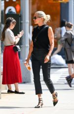 YOLANDA HADID Out and About in New York 09/20/2022