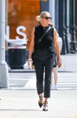 YOLANDA HADID Out and About in New York 09/20/2022