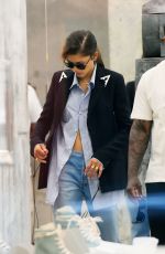 ZENDAYA COLEMAN Arrives at Acne Studios in New York 09/03/2022