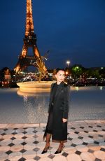 ZOE KRAVITZ Arrives at Saint Laurent Show at Paris Fashion Week 09/27/2022