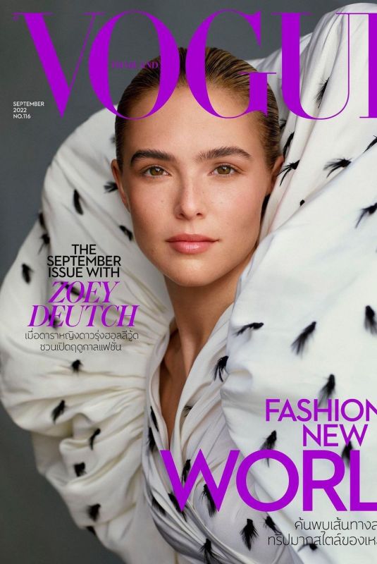ZOEY DEUTCH for Vogue Magazine, Thailand September 2022