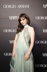 ZOOEY DESCHANEL at Ball of Light Hosted by Giorgio Armani & Vanity Fair in Venice 09/03/2022
