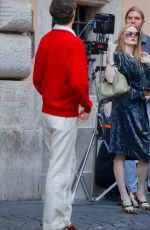 ABIGAIL COWEN on the Set of Electra in Italy 10/15/2022