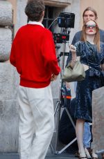 ABIGAIL COWEN on the Set of Electra in Italy 10/15/2022