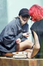 ADDISON RAE and Fedi Out for Lunch in Los Angeles 10/20/2022