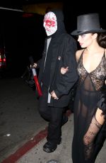 ADDISON RAE and Omer Fedi Leaves Halloween Party at Chateau Marmont in West Hollywood 10/29/2022