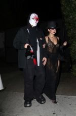 ADDISON RAE and Omer Fedi Leaves Halloween Party at Chateau Marmont in West Hollywood 10/29/2022