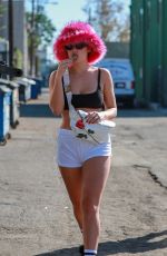 ADDISON RAE Enjoys a Lollipop Out in West Hollywood 10/18/2022