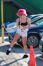ADDISON RAE Enjoys a Lollipop Out in West Hollywood 10/18/2022