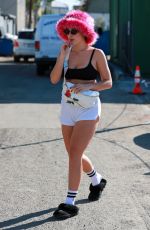 ADDISON RAE Enjoys a Lollipop Out in West Hollywood 10/18/2022