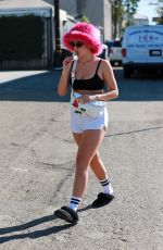 ADDISON RAE Enjoys a Lollipop Out in West Hollywood 10/18/2022