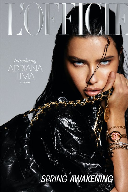 ADRIANA LIMA in L’officiel Magazine, Italy Spring 2022