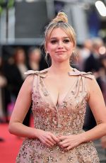 AIMEE LOU WOOD at Living Premiere at 66th BFI London Film Festival 10/09/2022