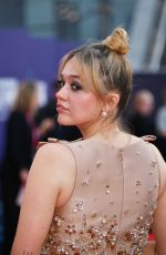 AIMEE LOU WOOD at Living Premiere at 66th BFI London Film Festival 10/09/2022