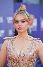AIMEE LOU WOOD at Living Premiere at 66th BFI London Film Festival 10/09/2022