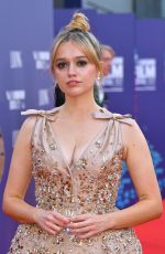 AIMEE LOU WOOD at Living Premiere at 66th BFI London Film Festival 10/09/2022