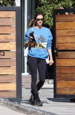 ALESSANDRA AMBROSIO Leaves a Gym in Beverly Hills 10/25/2022