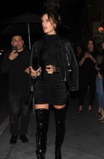 ALESSANDRA AMBROSIO Arrives at Lavo Restaurant in West Hollywood 10/21/2022
